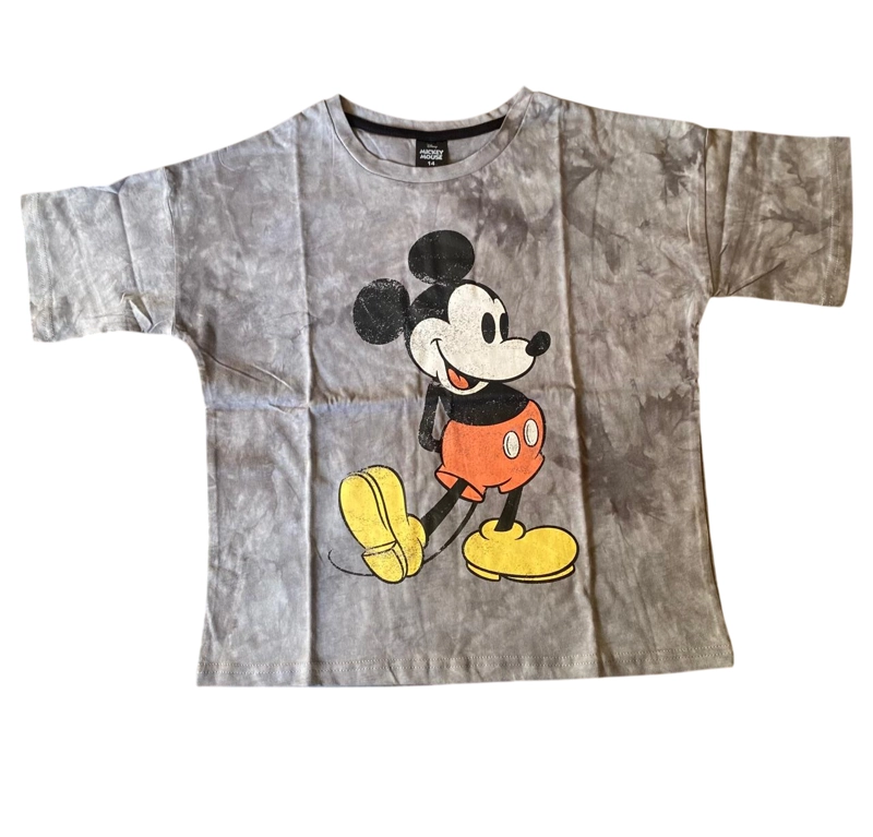 POLERA JUVENIL DE NIÑA TALLAS 14 Y 16 DISEÑO MICKEY MOUSE DISNEY - 1