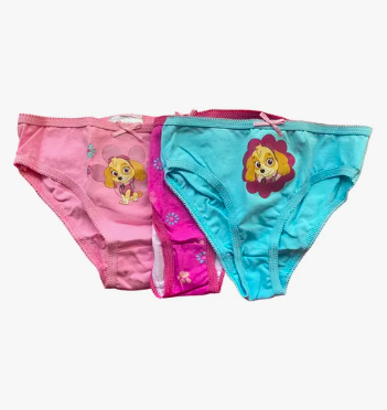 CALZONES DE NIÑA TALLA 8 TRIPACK (3 UNIDADES) DISEÑO SKYE PAW PATROL - 1