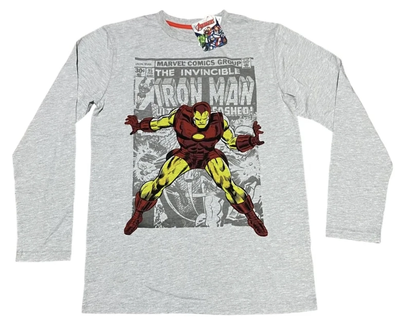 POLERA DE NIÑO JUVENIL TALLA 14 DISEÑO IRON MAN - 1
