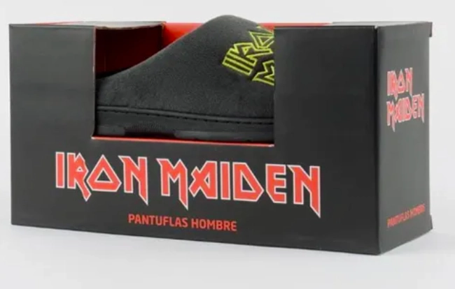 PANTUFLA DE HOMBRE NUMERO 43/44 DISEÑO IRON MAIDEN - 5