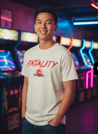POLERA DE HOMBRE TALLA M DISEÑO MORTAL KOMBAT - 4