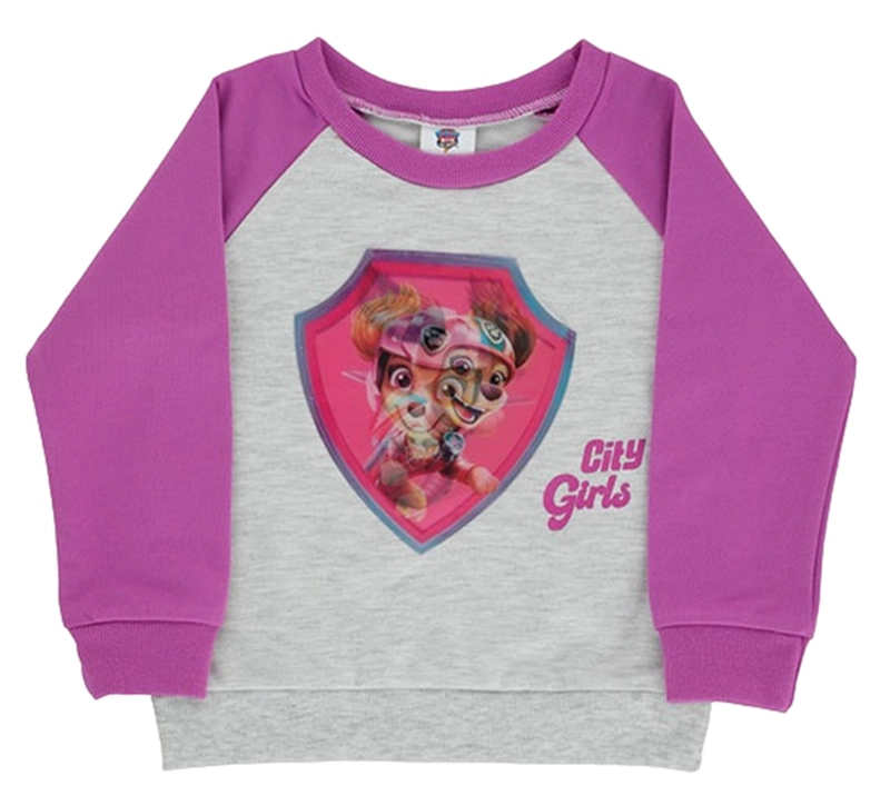 POLERON DE NIÑA TALLA 3 DISEÑO SKYE PAW PATROL HOLOGRAMA - 1