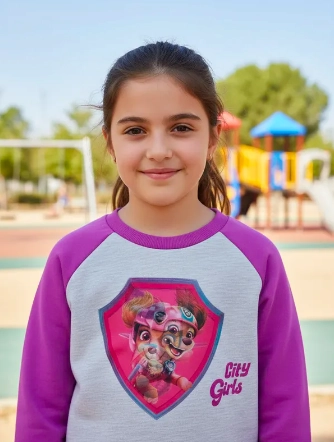POLERON DE NIÑA TALLA 3 DISEÑO SKYE PAW PATROL HOLOGRAMA - 4