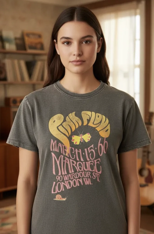 POLERA DE MUJER TALLA S DISEÑO PINK FLOYD - 2