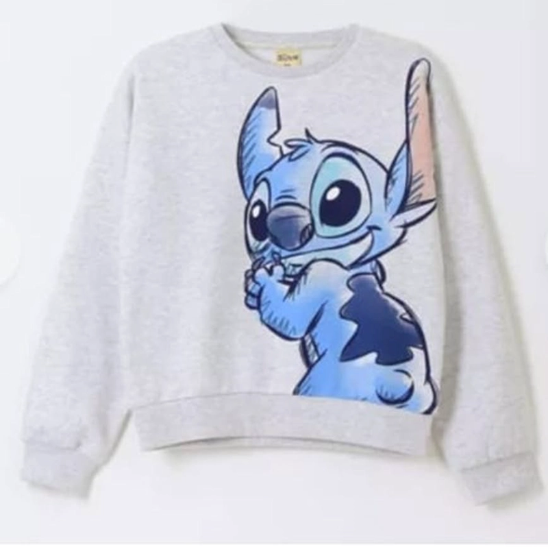 POLERON STITCH TALLA 14 COLOR GRIS - 2