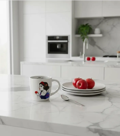 TAZON DE CERAMICA DISEÑO PRINCESAS DE DISNEY - 4