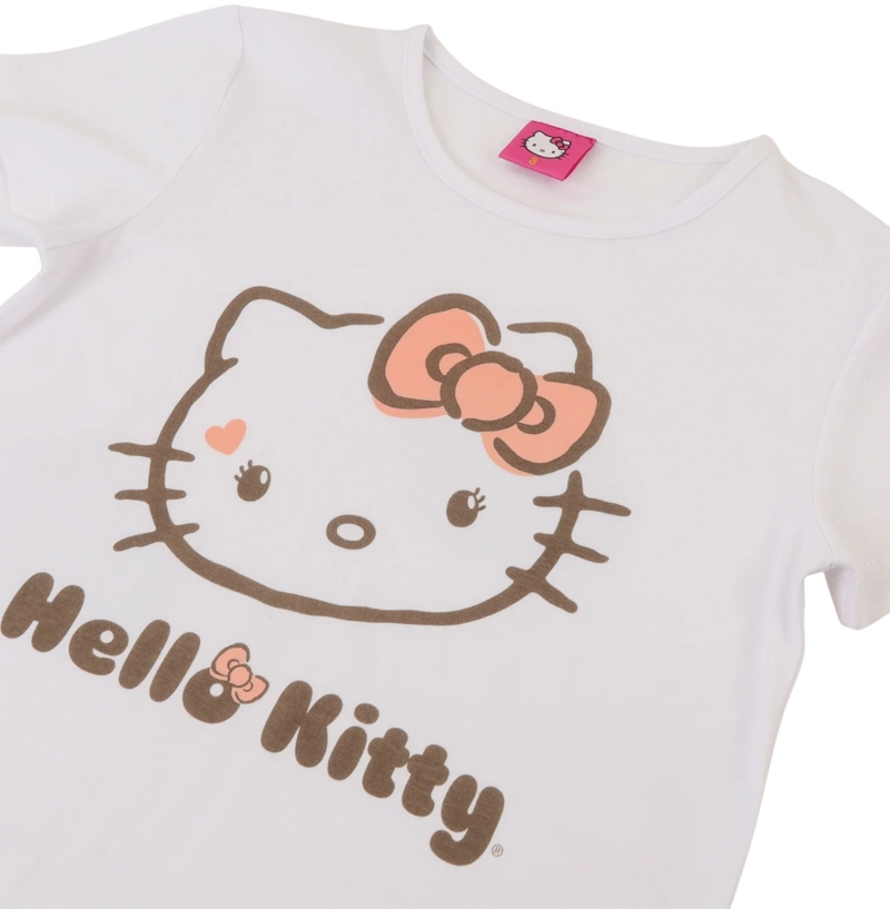 CONJUNTO POLERA Y FALDA DISEÑO HELLO KITTY - 3