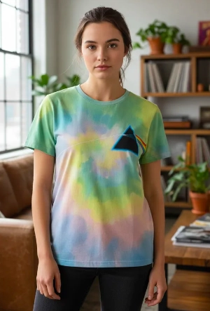 POLERA MUJER DISEÑO PINK FLOYD TALLA S - 2