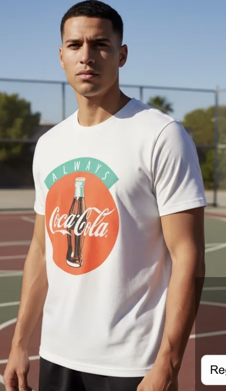 POLERA COCA COLA TALLA S (GRANDE) - 2