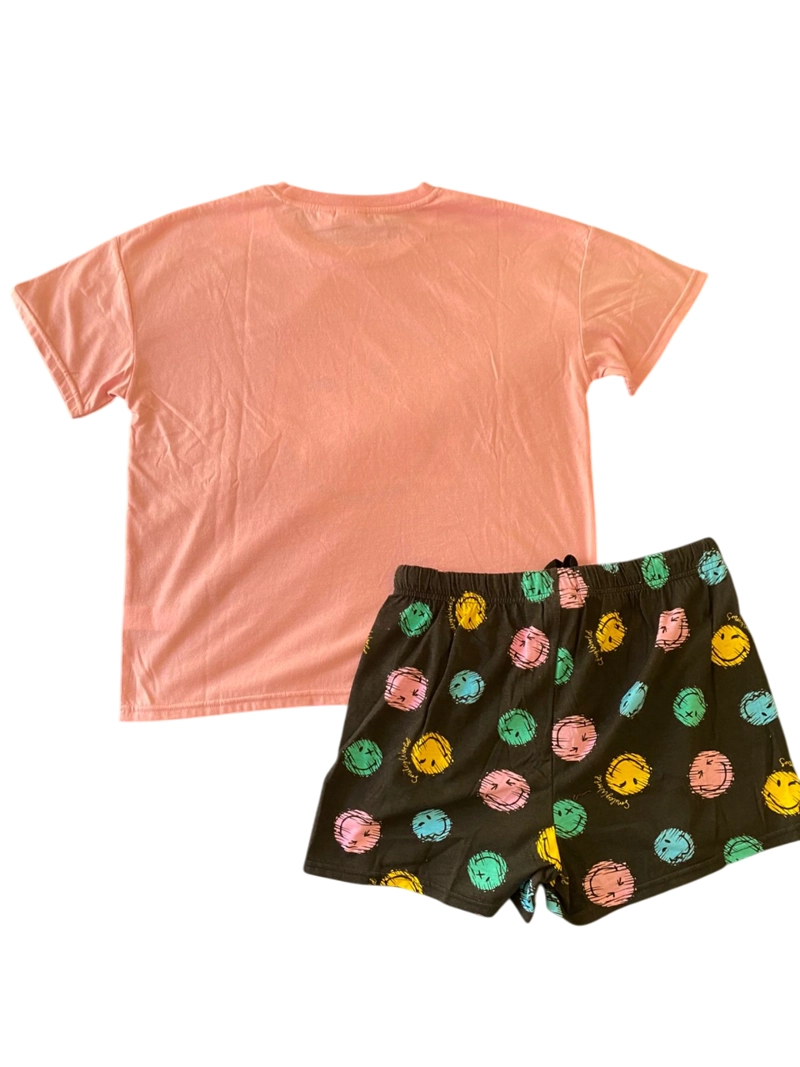 PIJAMA VERANO DE MUJER TALLA S SMILEY - 4