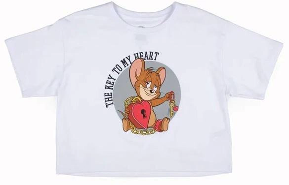 POLERA JERRY TALLA S CROP TOP OVER SIZE - 1