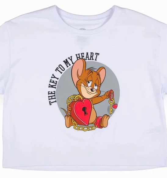 POLERA JERRY TALLA S CROP TOP OVER SIZE - 4