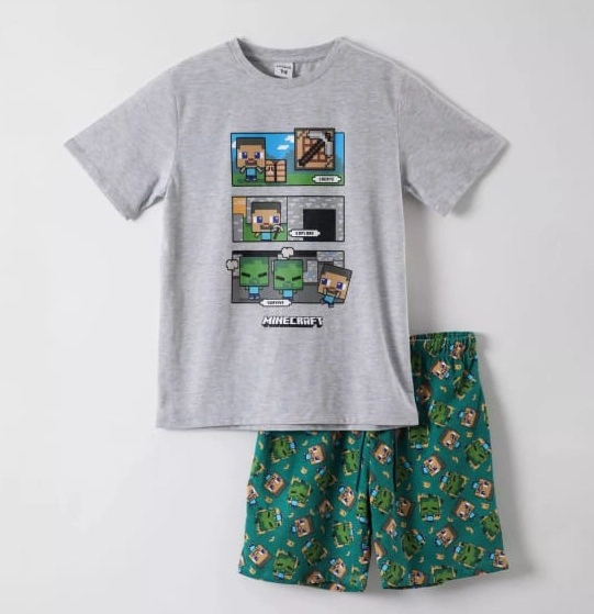PIJAMA MINECRAFT TALLAS 6 Y 8 - 1