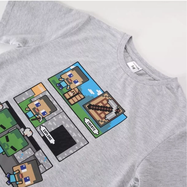 PIJAMA MINECRAFT TALLAS 6 Y 8 - 5