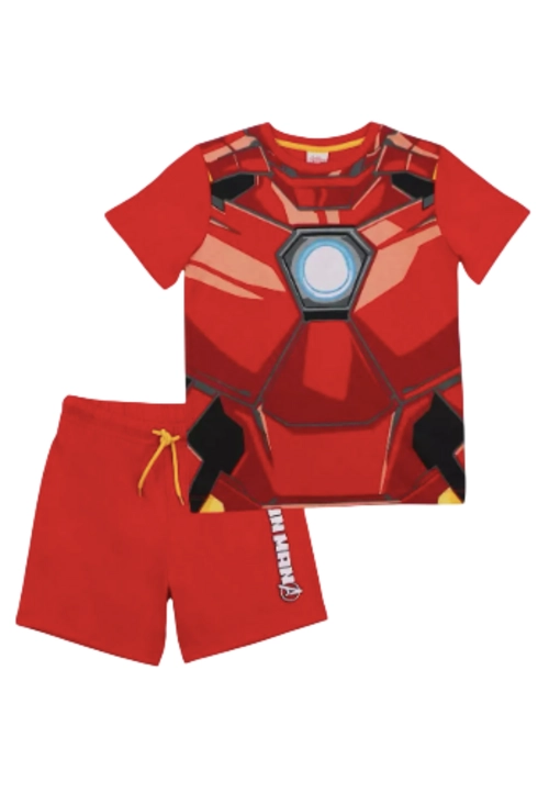 PIJAMA IRON MAN VERANO DE NIÑO ORIGINAL MARVEL - 1