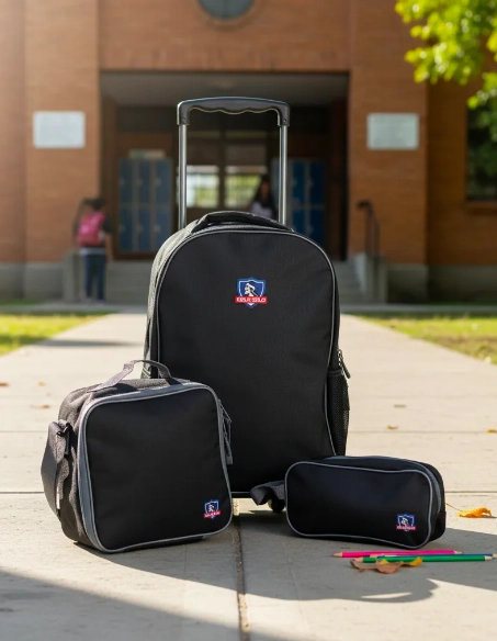 PACK MOCHILA CON RUEDAS, ESTUCHE Y LONCHERA COLO COLO - 2