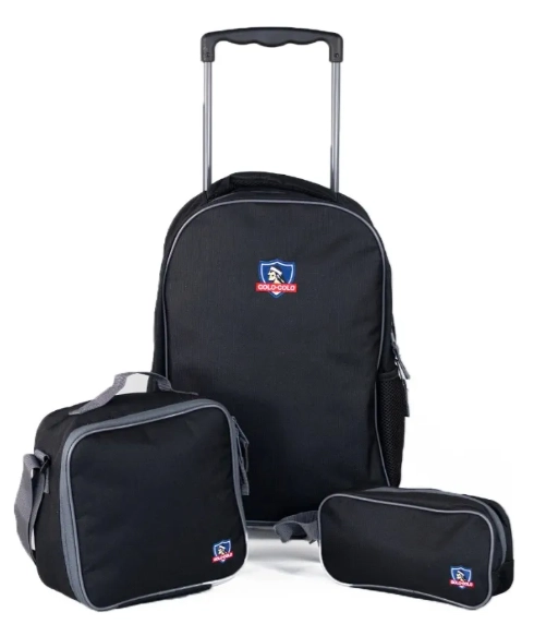 PACK MOCHILA CON RUEDAS, ESTUCHE Y LONCHERA COLO COLO - 3
