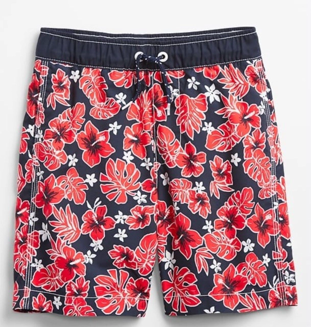 SHORT DE BAÑO GAP KIDS TALLA XS 4-5 AÑOS - 1