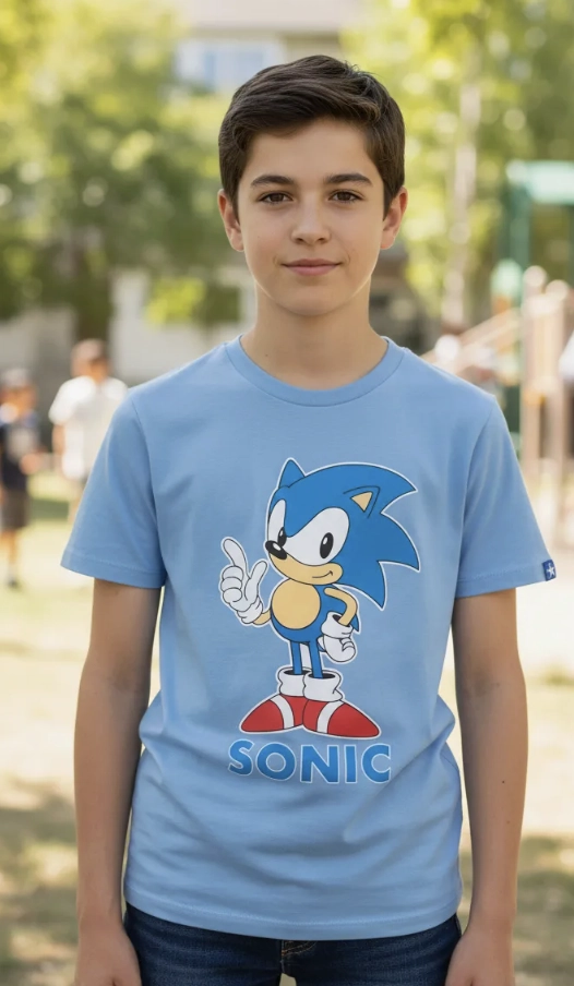 POLERA SONIC TALLAS 10 Y 12 - 2