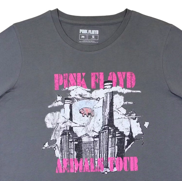 POLERA PINK FLOYD OVERSIZE CROP TOP TALLA S Y L - 3