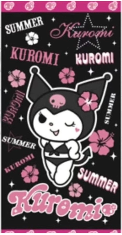 TOALLA KUROMI 100% MICROFIBRA - 1