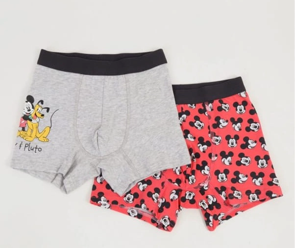BOXER MICKEY MOUSE 2 PARES TALLA 6 - 1