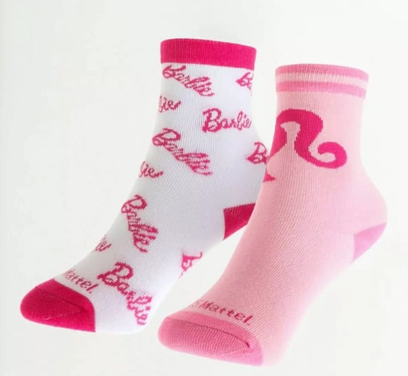 CALCETINES BARBIE 2 PARES NUMERO 23/26 - 1