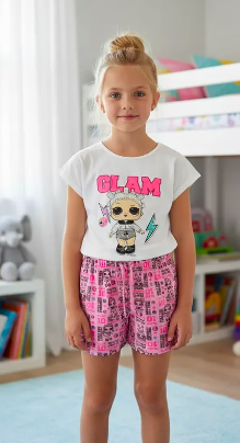 PIJAMA LOL PARA NIÑA TALLA 8 - 4