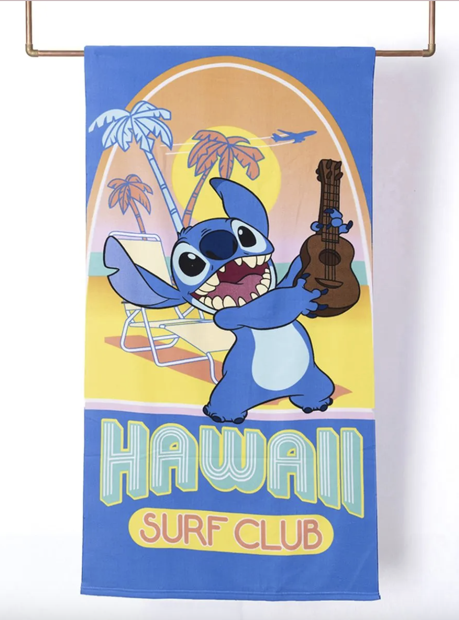 TOALLA STITCH CON MORRAL Y AROS DE BUCEO - 2