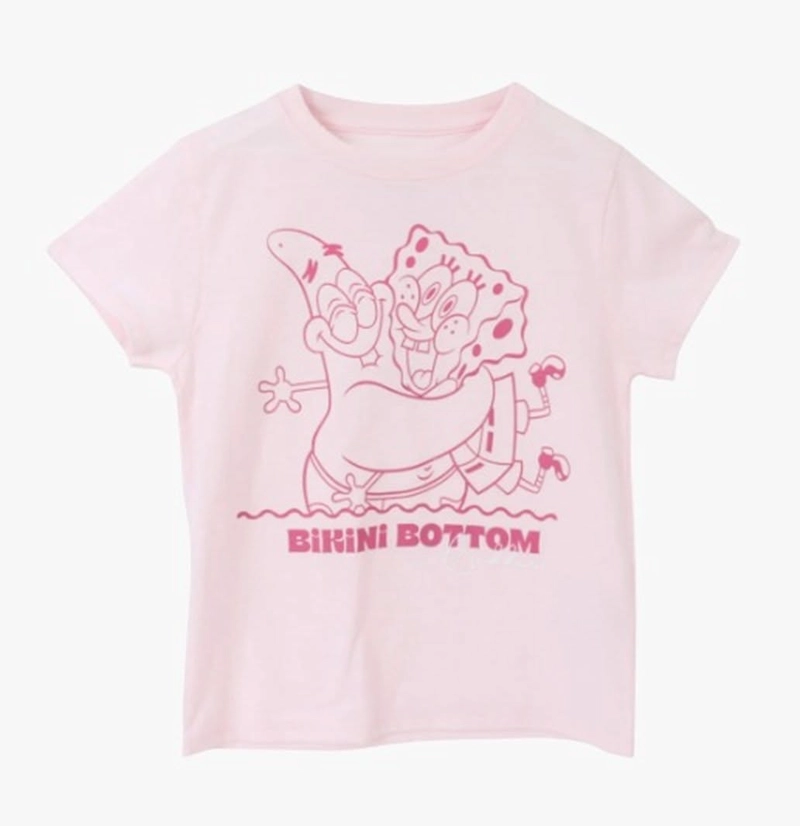 POLERA BOB ESPONJA Y PATRICIO ESTRELLA TALLA 8 - 2