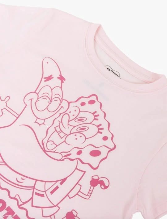 POLERA BOB ESPONJA Y PATRICIO ESTRELLA TALLA 8 - 4