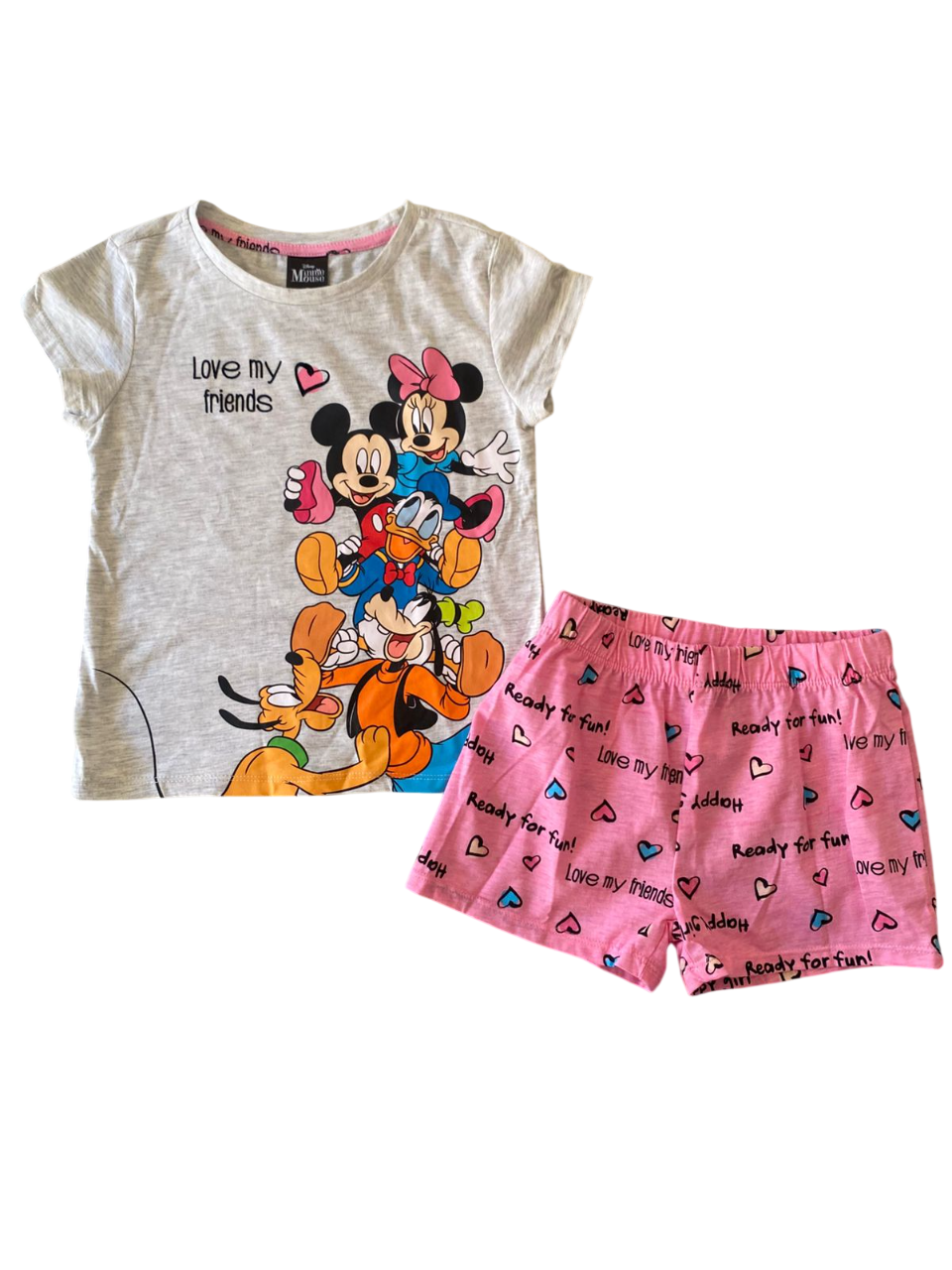 PIJAMA MICKEY Y SUS AMIGOS TALLA 6 PARA NIÑA - 2