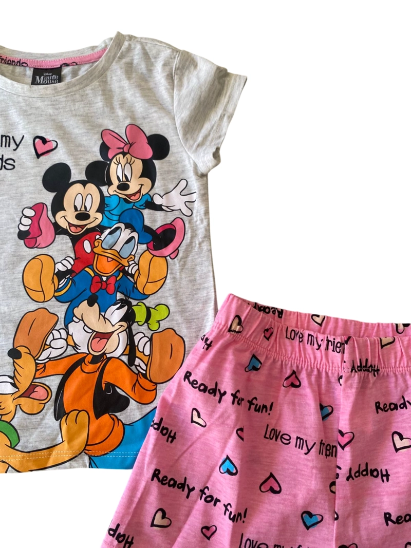 PIJAMA MICKEY Y SUS AMIGOS TALLA 6 PARA NIÑA - 3