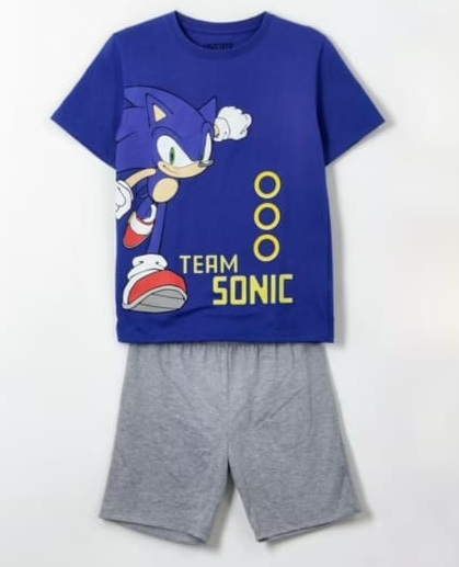 PIJAMA DE VERANO SONIC TALLAS 12 Y 16 - 2