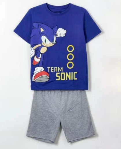 PIJAMA DE VERANO SONIC TALLAS 12 Y 16 - 2