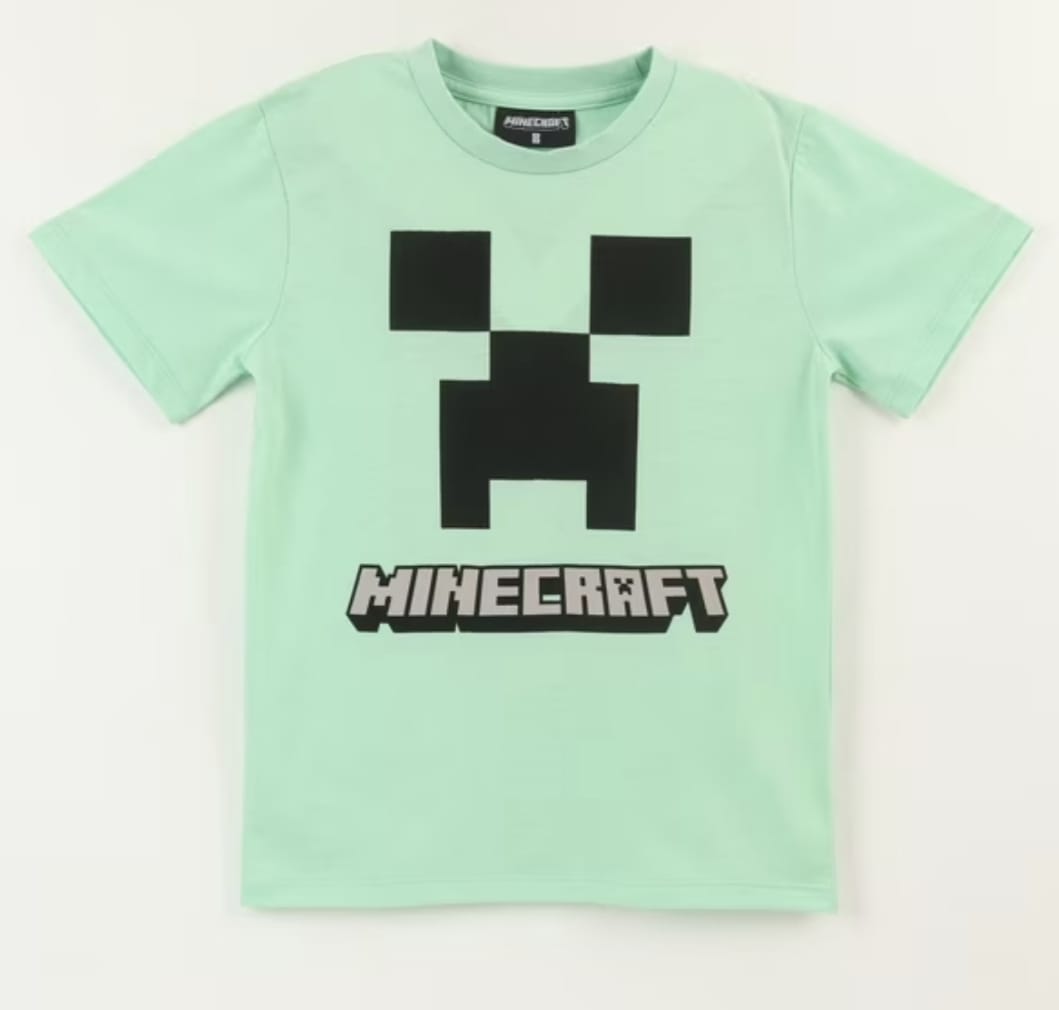POLERA MINECRAFT TALLAS 8 Y 10 - 2