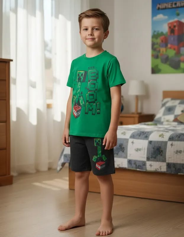 PIJAMA MINECRAFT TALLA 6 - 1