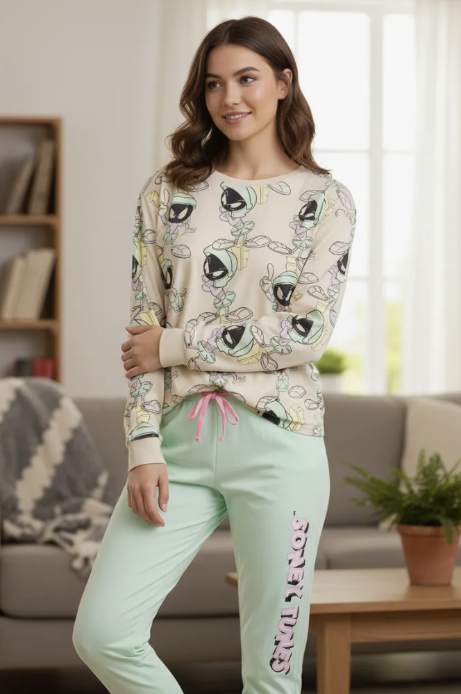 PIJAMA MARVIN EL MARCIANO PARA MUJER TALLAS S Y M - 2