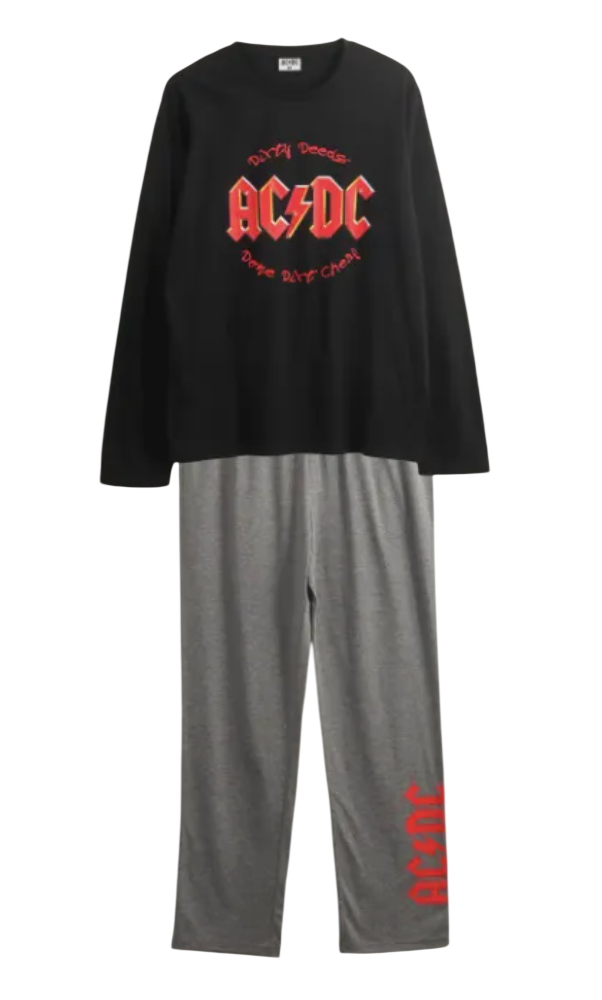 PIJAMA AC/DC TALLAS ADULTO - 2