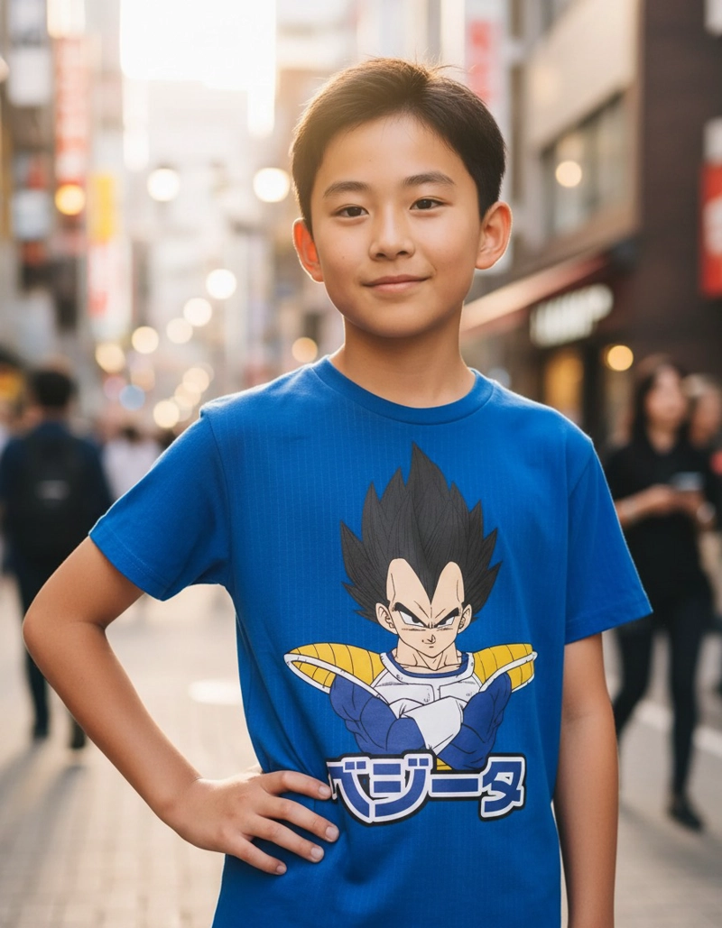 POLERA DRAGON BALL VEGETTA TALLA 6 - 1
