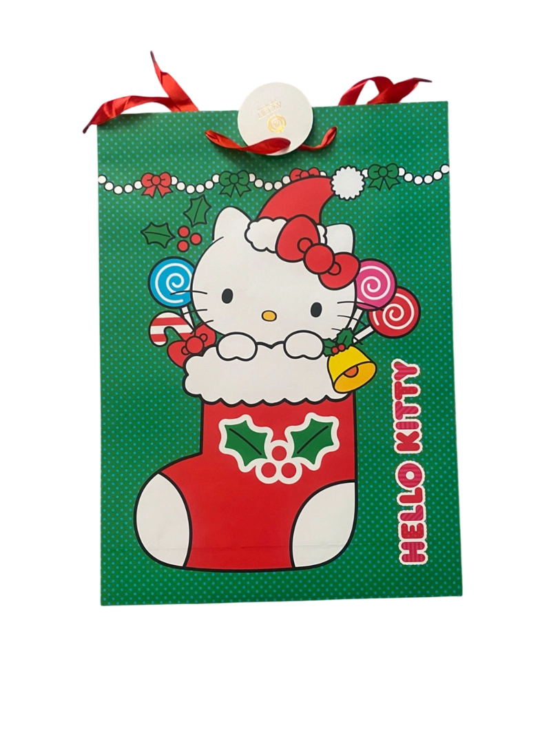 BOLSAS PARA REGALO GRANDES 12 UNIDADES HELLO KITTY - 6