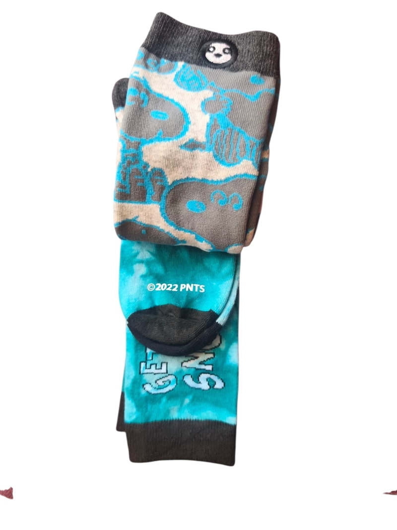 CALCETINES SNOOPY 2 PARES TAMAÑO ADULTO - 3