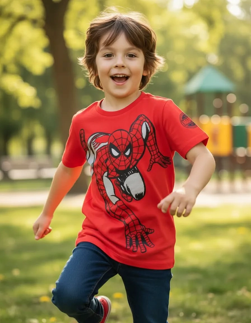 POLERA SPIDERMAN TALLA 8 - 1