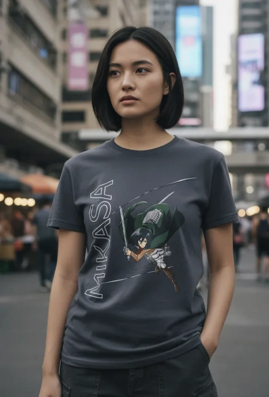 POLERA ATTACK ON TITAN TALLA S - 1