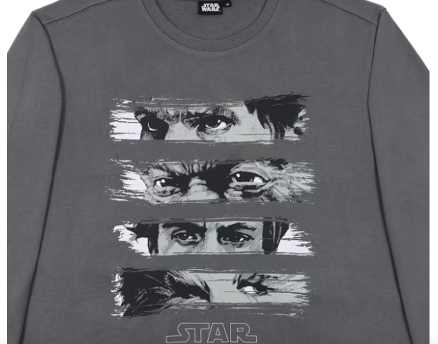 POLERON STAR WARS COLOR GRIS TALLAS L Y XL - 4