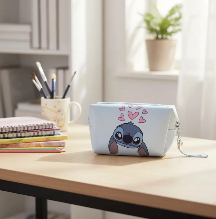 ESTUCHE STITCH CORAZONES - 3