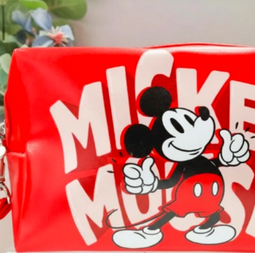 ESTUCHE O COSMETIQUERO MICKEY MOUSE DISNEY COLOR ROJO - 2