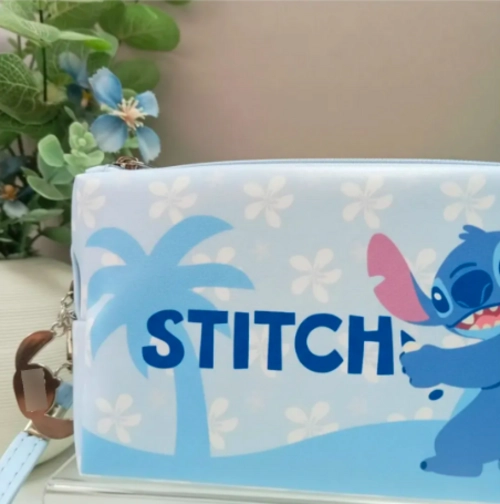 ESTUCHE COSMETIQUERO STITCH PALMERA DISNEY - 3