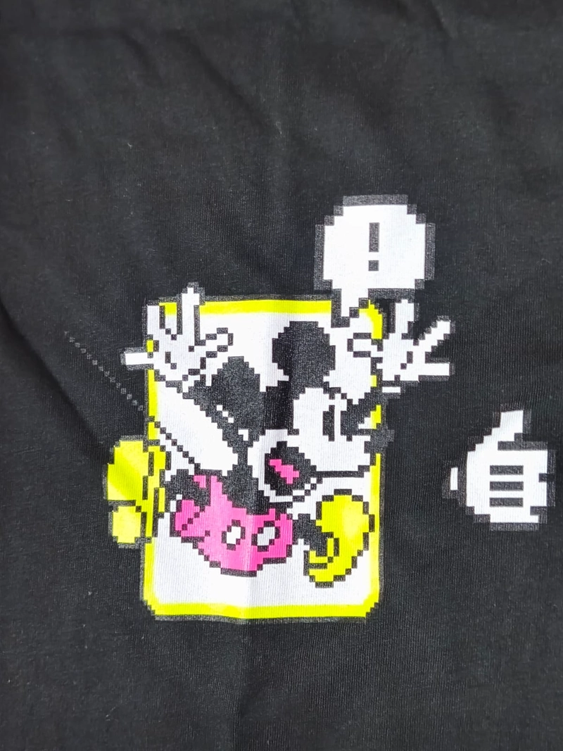POLERA MICKEY MOUSE TALLA L DISNEY DISEÑO PIXELES - 4
