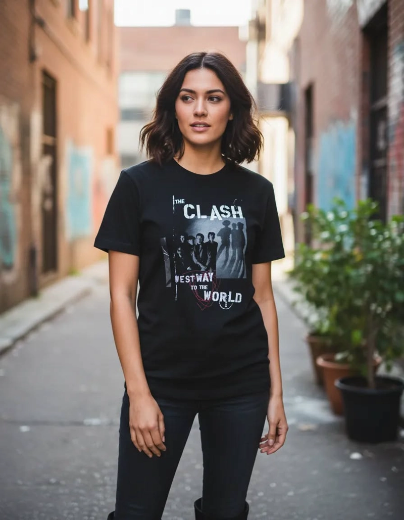 POLERA THE CLASH TALLA L MUJER - 1